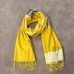 GAP Vibrant Yellow and Cream Scarf
